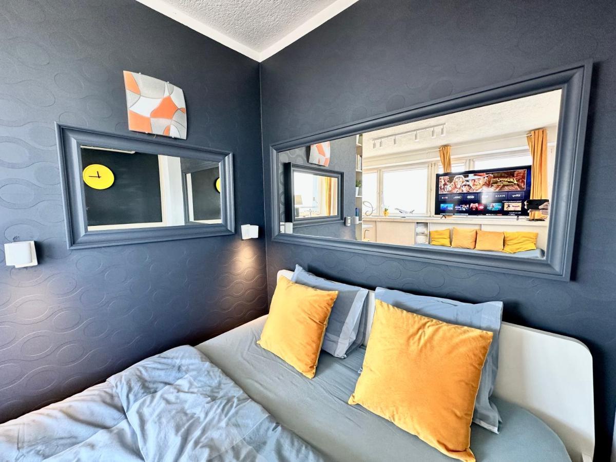 Sun Clima/Ac Metro X2 Fast Wifi 500 Mbs 70'Tv Netflix Appletv Hbo Apartamento Varsóvia Exterior foto